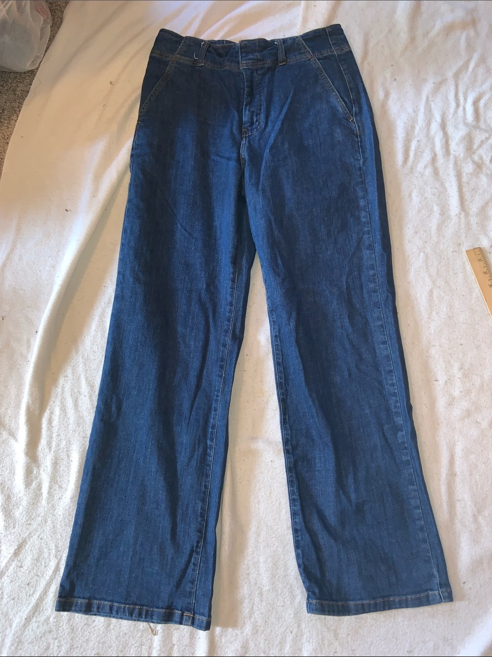 Dark Blue wide leg high waist 30 reg Pilcro